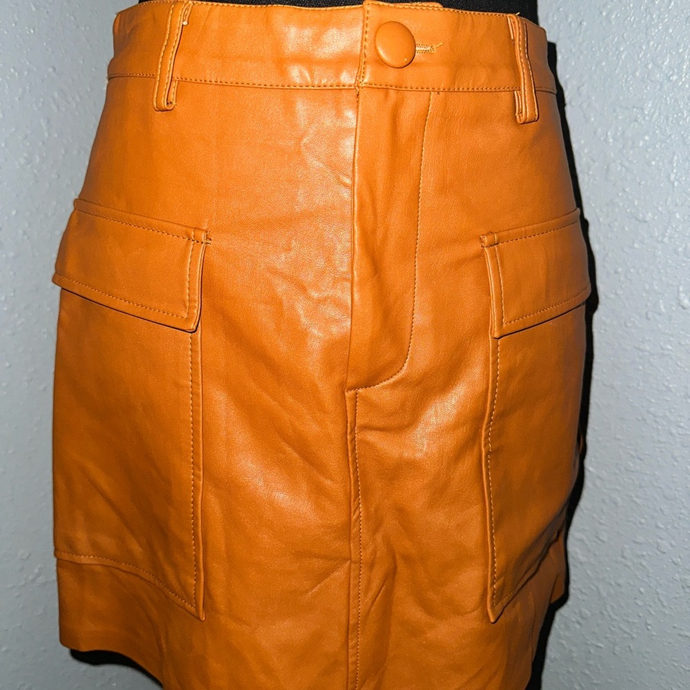 Fashion Nova Orange Skirt